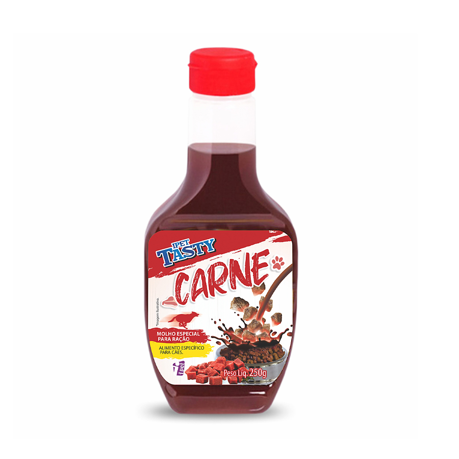 Molho para Ração Ipet Tasty Sabor Carne para Cães - 250g