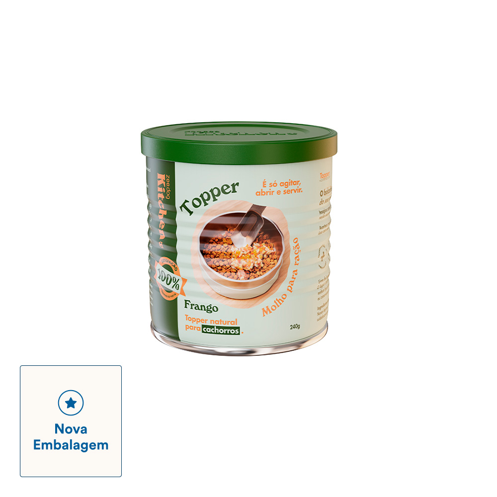 Molho Zee.Dog Kitchen Topper para Cães Sabor Frango 240 g