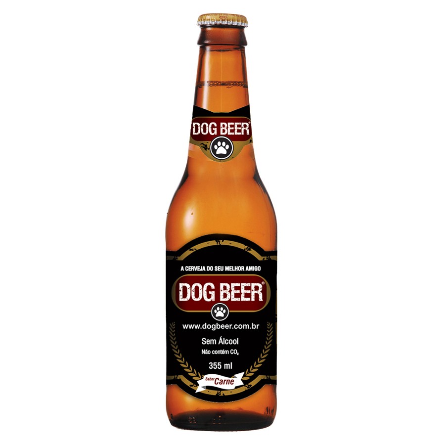 Cerveja para Cães Dogbeer Sabor Carne - 355ml